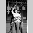 Chizuko performing taiko (ddr-densho-1007-1192)