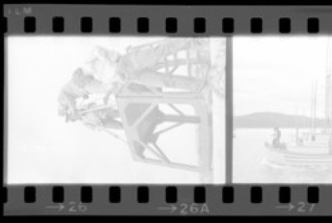 Negative film strip for Farewell to Manzanar scene stills (ddr-densho-317-135)