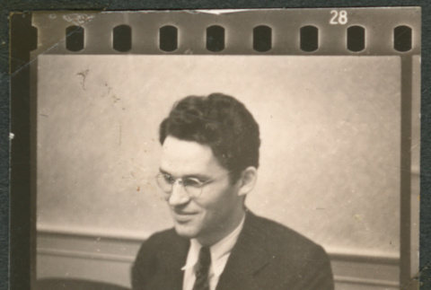Portrait of bespectacled man (ddr-densho-433-780)