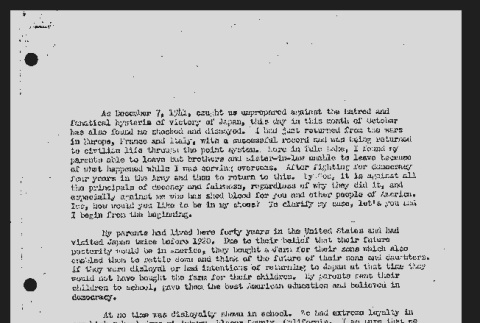 Letter from Frank S. Okusako, 1st Lt., Infantry, 1945 (ddr-csujad-55-233)