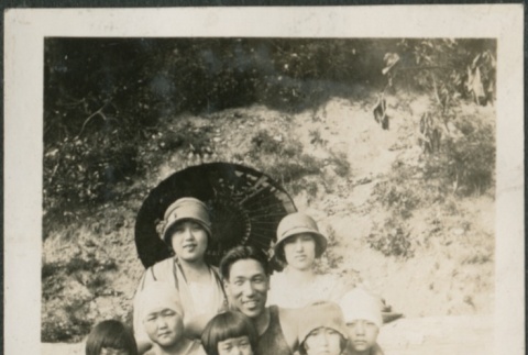 A group on the beach (ddr-densho-321-637)