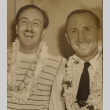 Walt Disney wearing leis (ddr-njpa-1-397)
