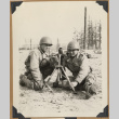 Two soldiers with equipment (ddr-densho-542-126)
