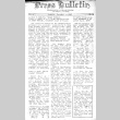 Poston Press Bulletin Vol. VII No. 14 (December 1, 1942) (ddr-densho-145-169)
