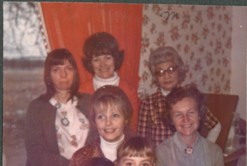 Five women and two children (ddr-densho-523-623)