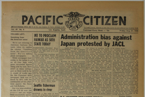Pacific Citizen, Vol. 49, No. 8 (August 21, 1959) (ddr-pc-31-34)