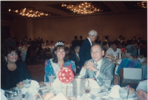 Miss Nikkei at a dinner at the 1986 JACL Convention (ddr-densho-10-54)