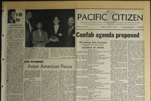 Pacific Citizen, Vol. 74, No. 23 (June 16, 1972) (ddr-pc-44-23)