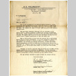 Letter from G.D. Holmquist, Contract Housing Manager for Federal Public Housing Authority to Mr. Okine, March 26, 1946 (ddr-csujad-5-116)