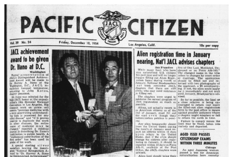 The Pacific Citizen, Vol. 39 No. 24 (December 10, 1954) (ddr-pc-26-50)