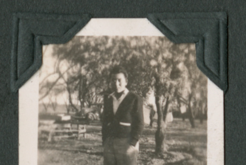 Man standing outside (ddr-densho-471-76)