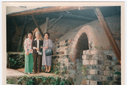 Mitsuye Yabe and Friends by a Kiln (ddr-ohs-1-228)