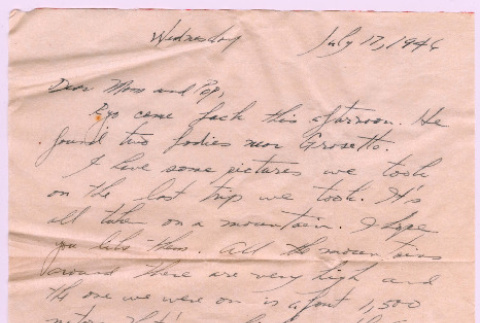 Letter from Tadashi Ishida to Mr. & Mrs. Y Ishida (ddr-densho-535-380)
