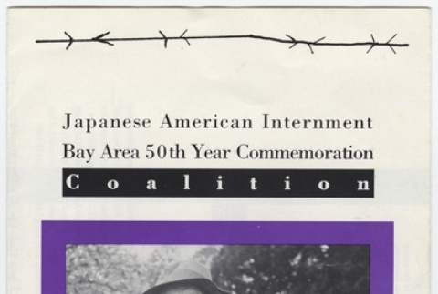 Japanese American Internment Bay Area 50th Year Commemoration pamphlet (ddr-janm-4-38)