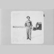 Smiling soldier with shovel (ddr-densho-1007-475)