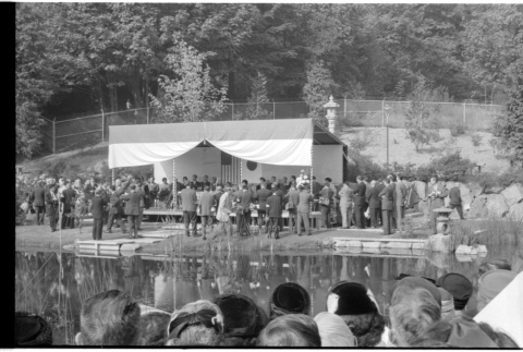 Crown Prince Akihito and Crown Princess Michiko visiting the Seattle Japanese Garden (ddr-densho-363-352)