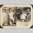 Mabo and Frank Eya at the warehouse (ddr-densho-542-541)