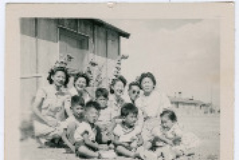 Family in the garden (ddr-densho-378-1130)