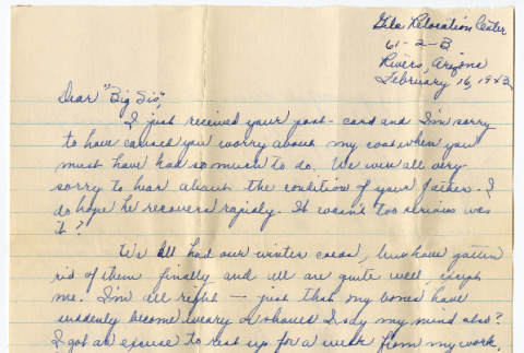 Letter from Martha Morooka to Violet Sell (ddr-densho-457-26)