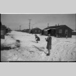 Jeanette Nishimura & Matsuye Takeuchi making snow balls (ddr-densho-570-63)