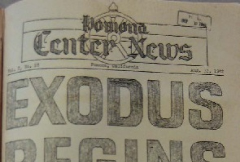 Pomona Center News Vol. I No. 23 (August 12, 1942) (ddr-densho-193-23)