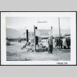 Photograph of Ralph Merritt officially closing Manzanar (ddr-csujad-47-13)