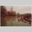 Pond with bridge (ddr-densho-377-2289)