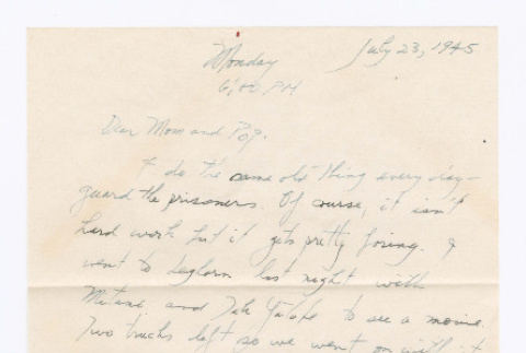 Letter from Tadashi Ishida to Mr. & Mrs. Y Ishida (ddr-densho-535-222)