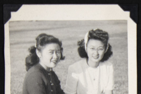 Tishi Nakagawa and a friend (ddr-densho-542-643)