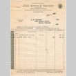 Invoice from John Wyeth & Brother (ddr-densho-319-535)
