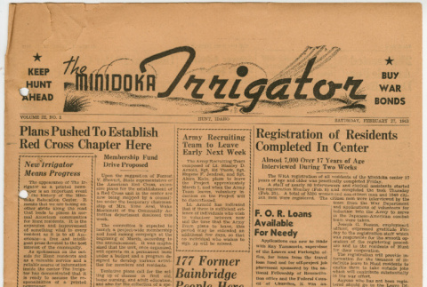 Minidoka Irrigator Vol. III No. 1 (February 27, 1943) (ddr-densho-119-172)