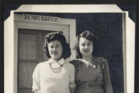 Two women at doctors quarters (ddr-densho-542-692)
