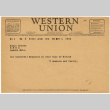 Western Union Telegram to Kan Domoto from T. Asakura & Family (ddr-densho-329-680)