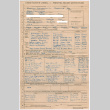 Personal Security Questionnaire for Kaneji Domoto (ddr-densho-329-966)