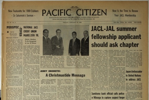 Pacific Citizen, Vol. 66, No. 4 (January 26, 1968) (ddr-pc-40-4)