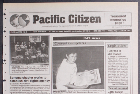 Pacific Citizen, Vol. 115, No. 2 (July 17-24, 1992) (ddr-pc-64-27)