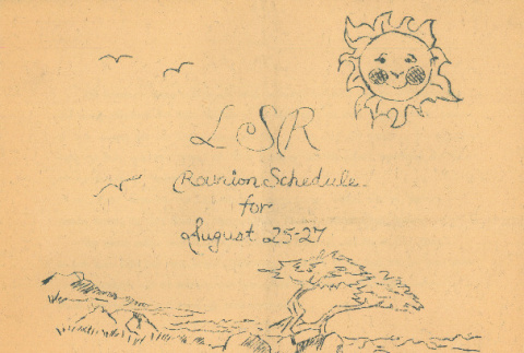 Program for the 1978 Lake Sequoia Retreat reunion (ddr-densho-336-1276)