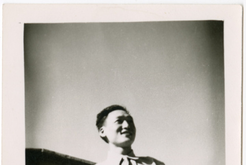 Man looking up (ddr-densho-329-1329)