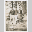 Three men in park (ddr-densho-383-406)