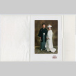 Folded photo holder with wedding picture (ddr-densho-426-1367)