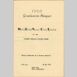 Program for the White River Valley JACL Chapter's Graduation Banquet (ddr-densho-277-204)