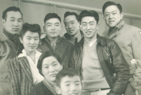 Japanese American family and friends (ddr-densho-118-10)