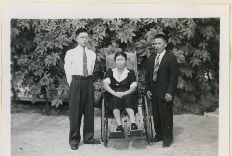 Mr. and Mrs. Nakada with their son Yoshio (ddr-densho-37-1705)