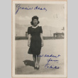 Signed photograph of a woman (ddr-manz-10-73)