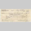 Receipt from State of California Division of Real Estate for real estate salesman license (ddr-densho-422-395)
