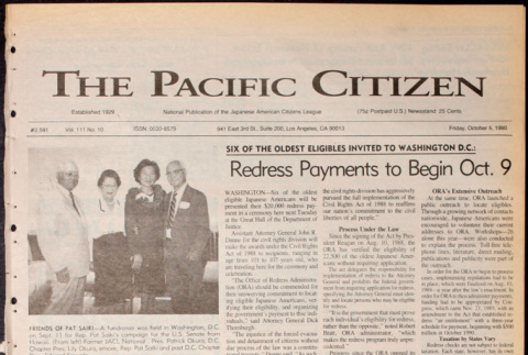 Pacific Citizen, Vol. 111, No. 10 (October 5, 1990) (ddr-pc-62-35)