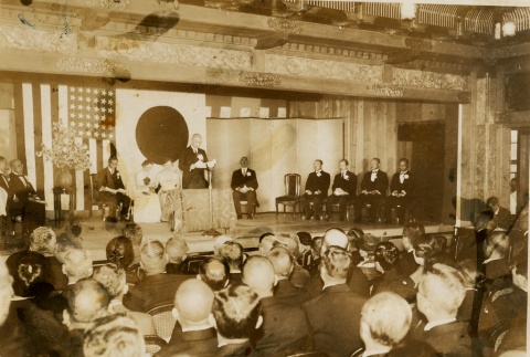 Helen Keller being honored at an event during her trip to Japan (ddr-njpa-1-763)