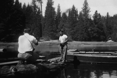 Ron Koda at Lake Sequoia (ddr-densho-336-37)