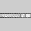 Negative film strip for Farewell to Manzanar scene stills (ddr-densho-317-170)