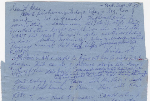 Letter from Tami (Tomoye) to Henri Takahashi (ddr-densho-424-920)